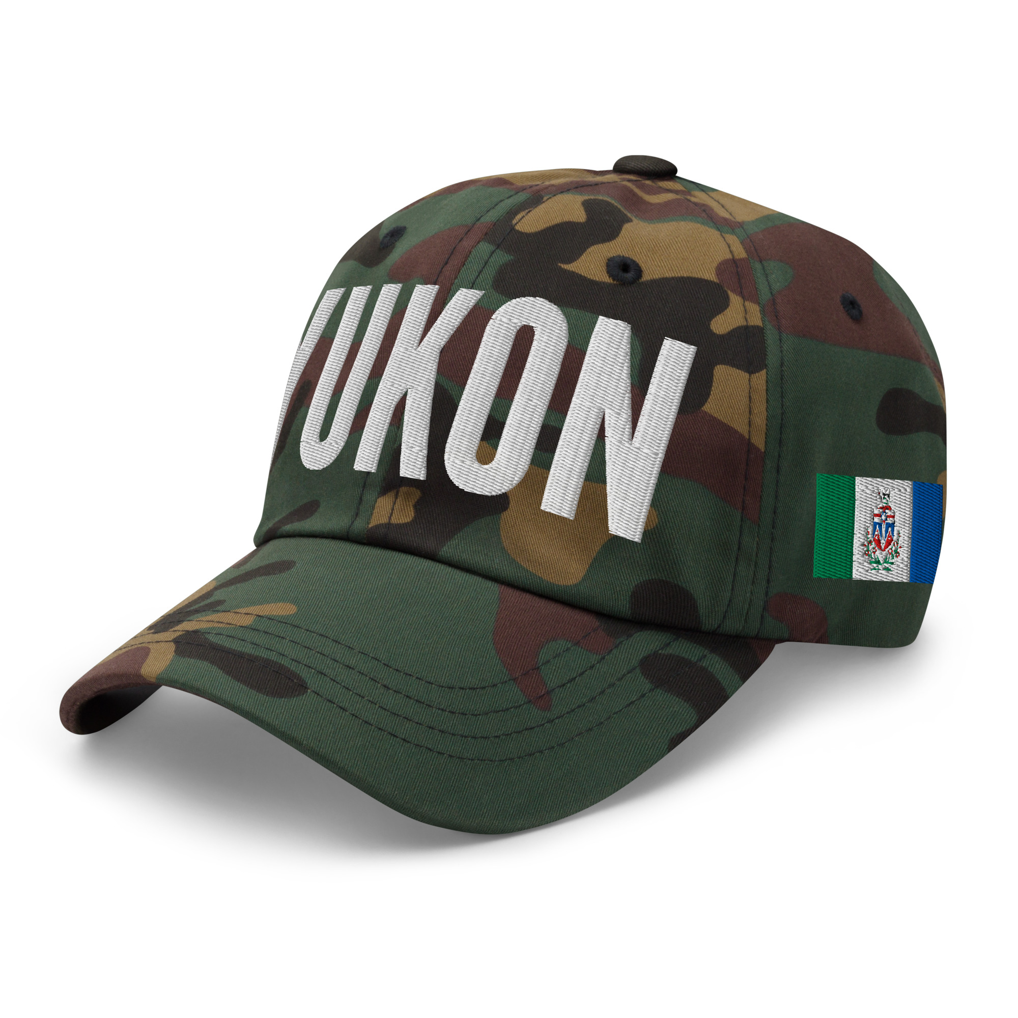 YUKON Embroidered Hat | Yukon Flag & Canadian Flag - Image 8