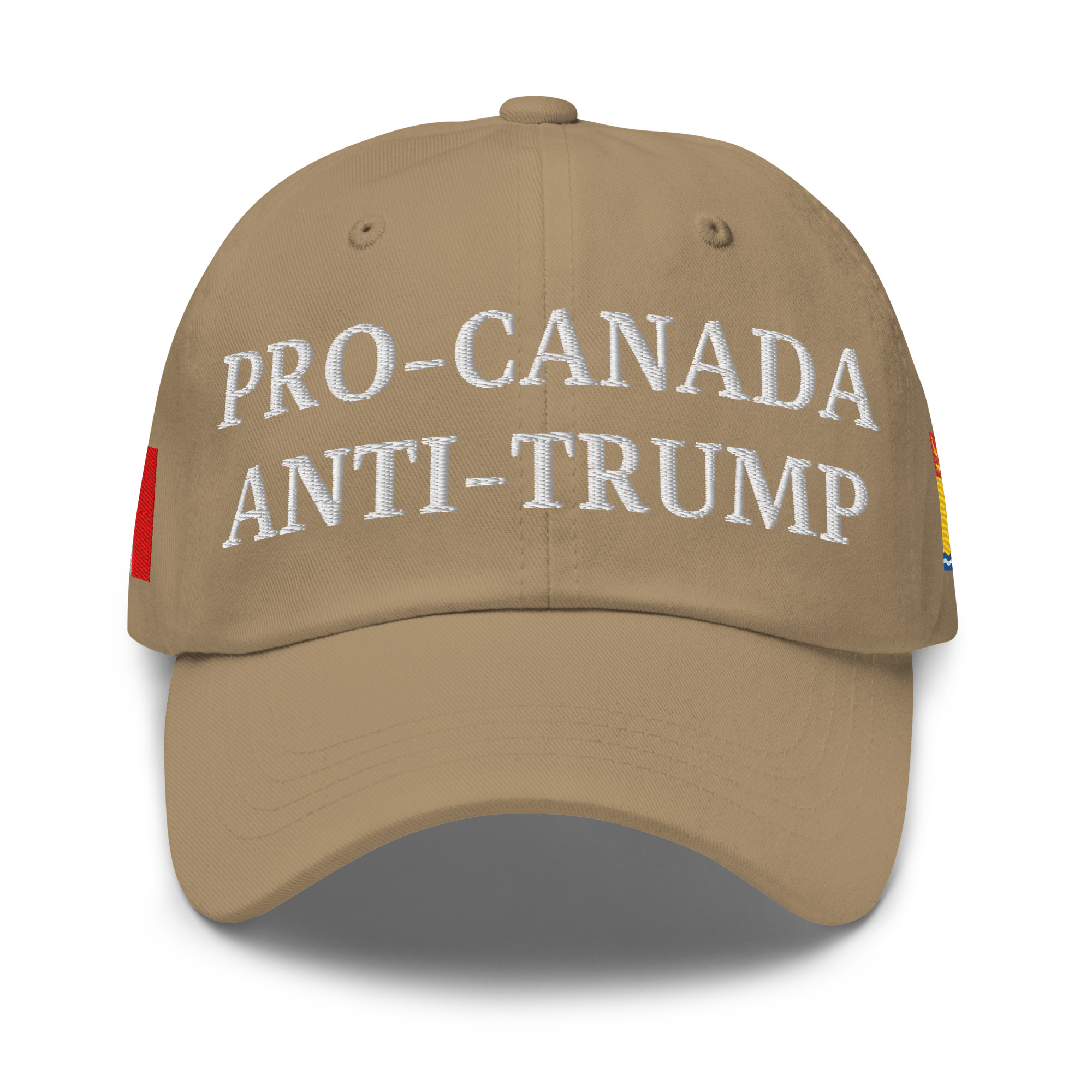 PRO-CANADA ANTI-TRUMP Hat | NEW BRUNSWICK & Canadian Flags - Image 10
