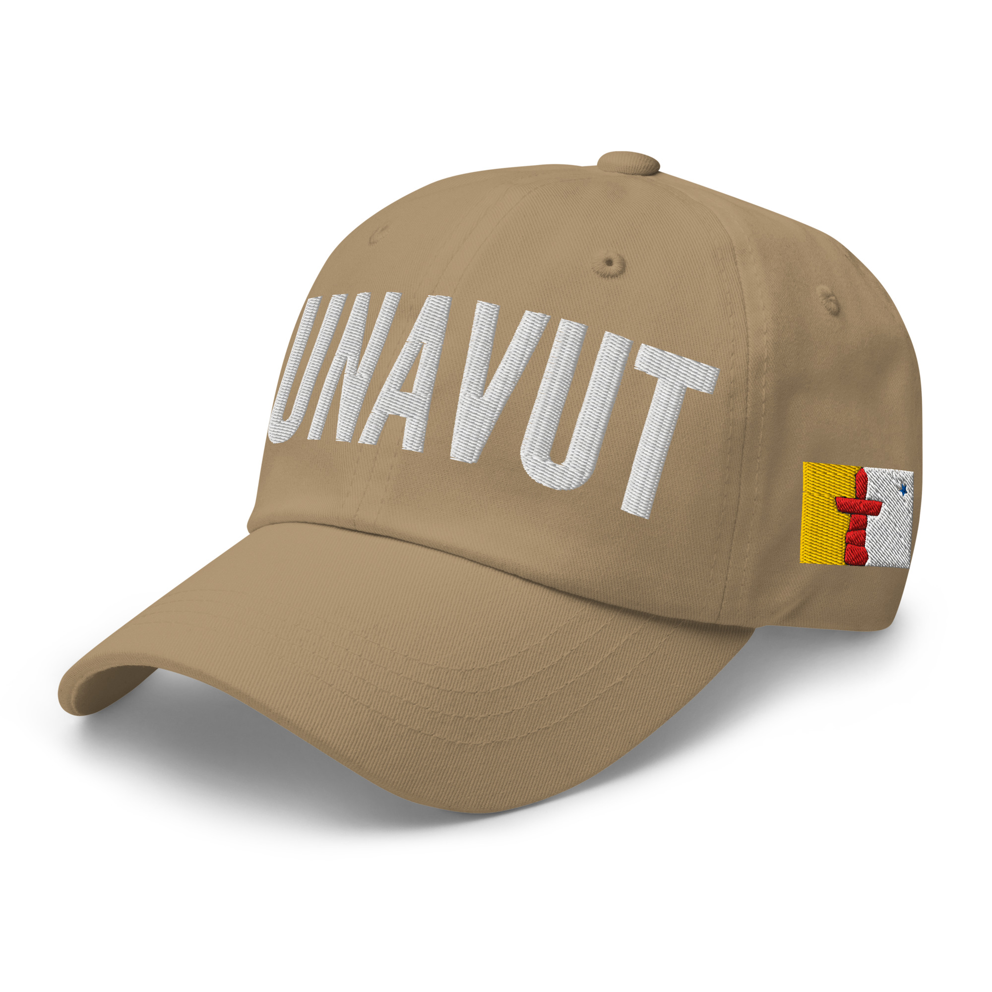 NUNAVUT Embroidered Hat | Nunavut Flag & Canadian Flag - Image 9