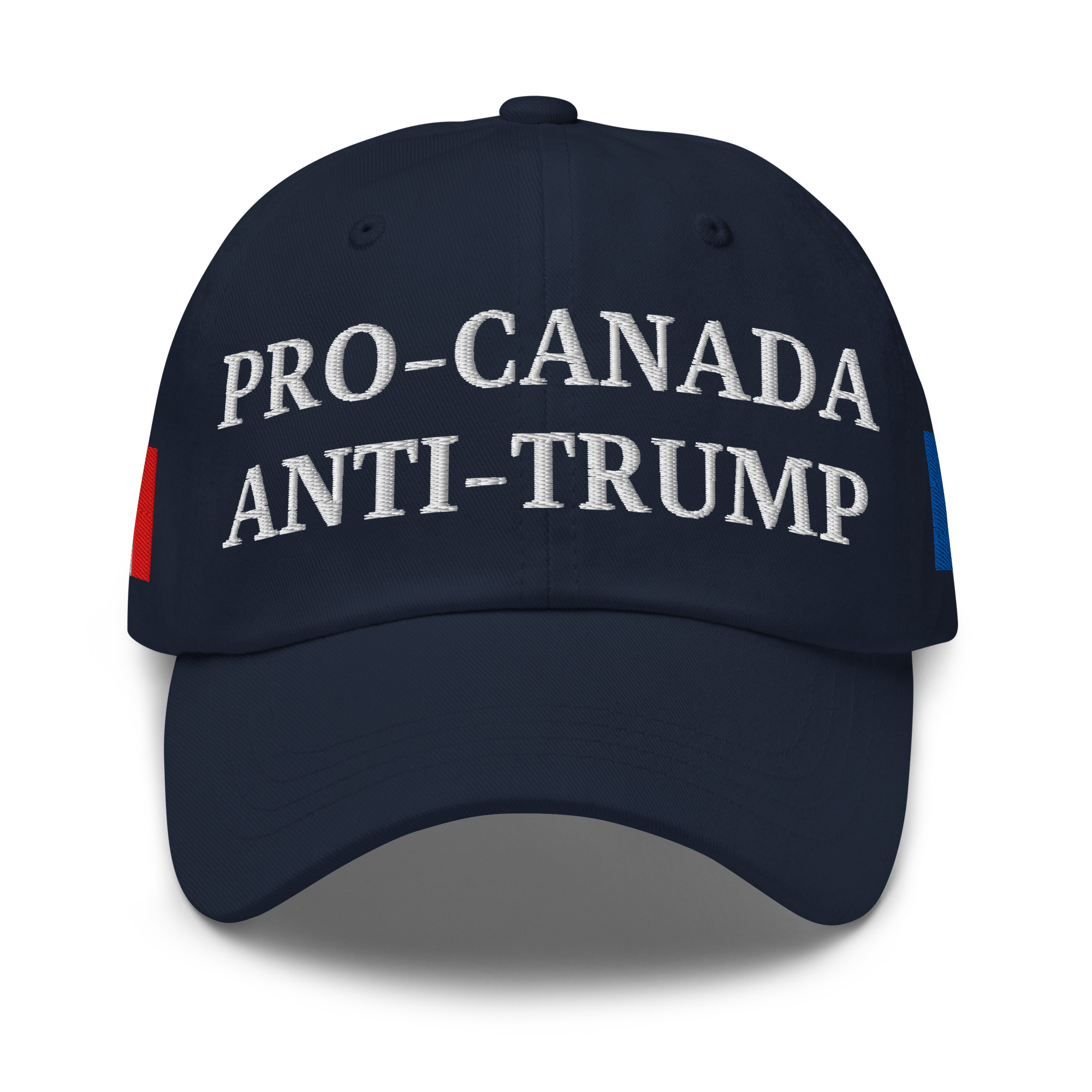 PRO-CANADA ANTI-TRUMP Hat | ALBERTA & Canadian Flags - Image 5