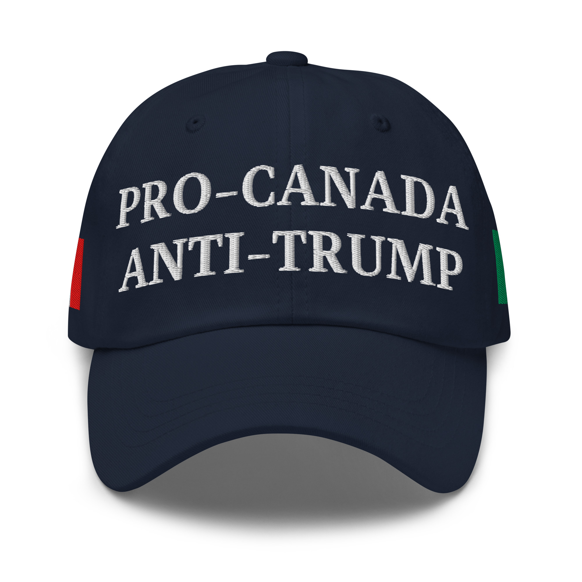 PRO-CANADA ANTI-TRUMP Hat | YUKON & Canadian Flags - Image 5