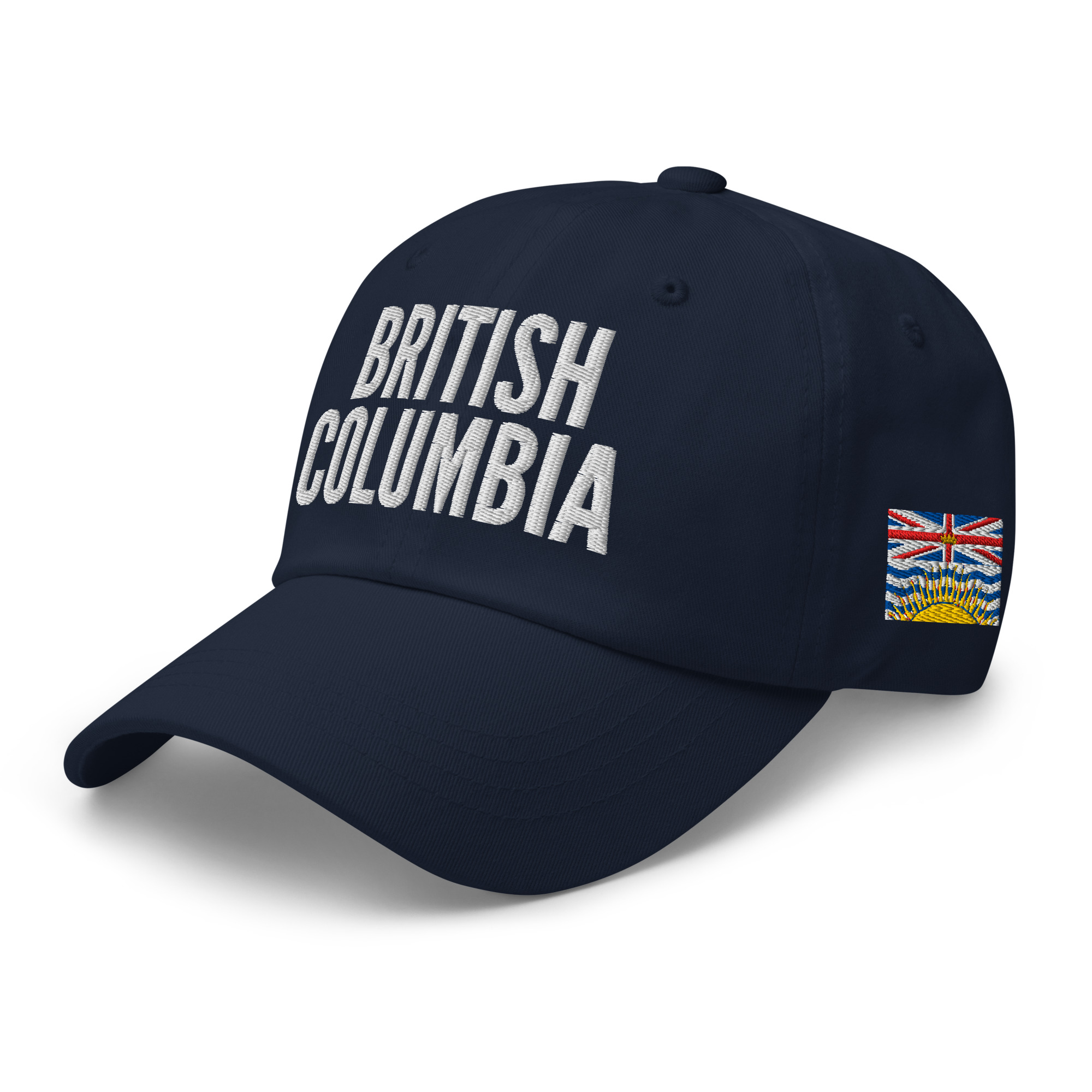 BRITISH COLUMBIA Embroidered Hat | British Columbia Flag & Canadian Flag - Image 5