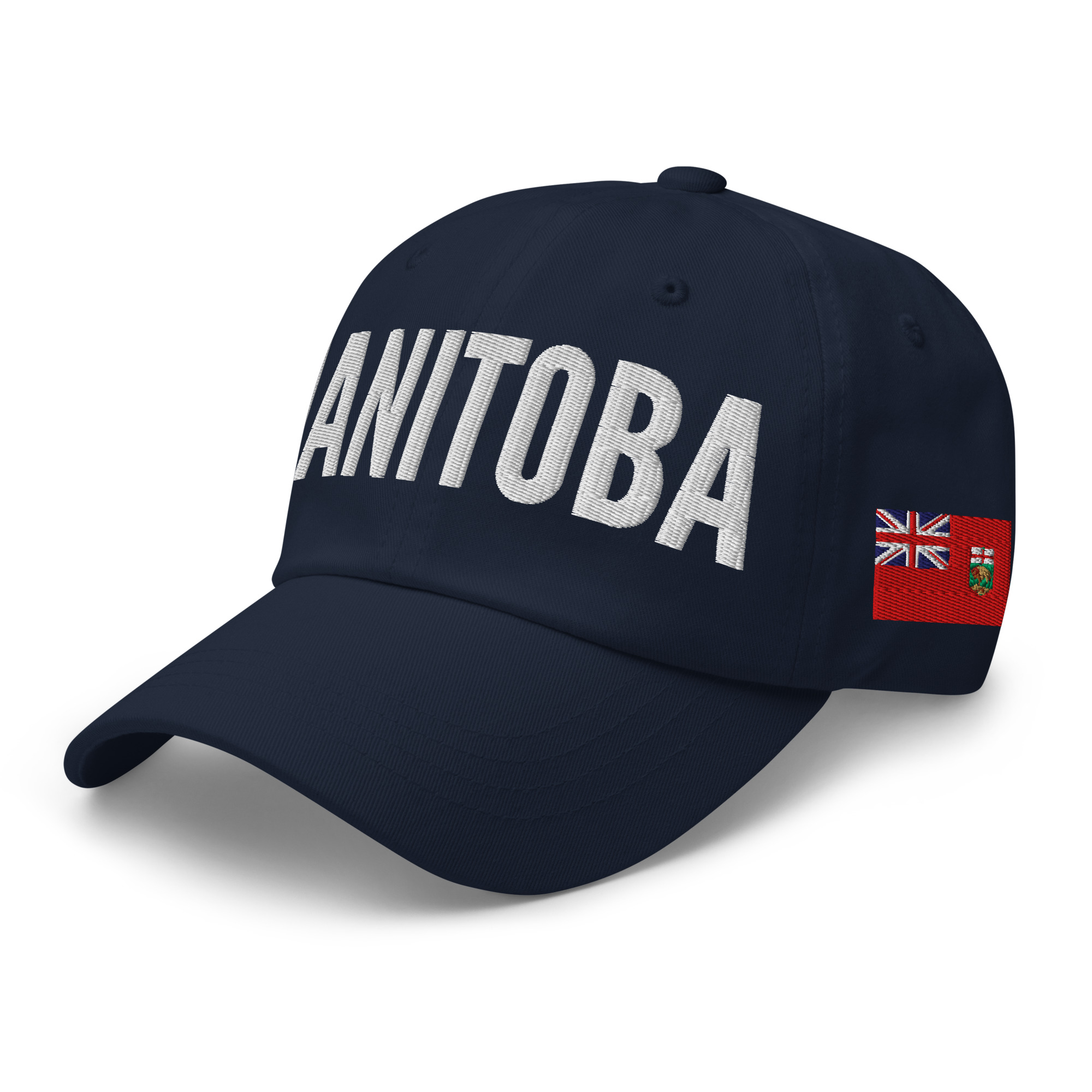 MANITOBA Embroidered Hat | Manitoba Flag & Canadian Flag - Image 5