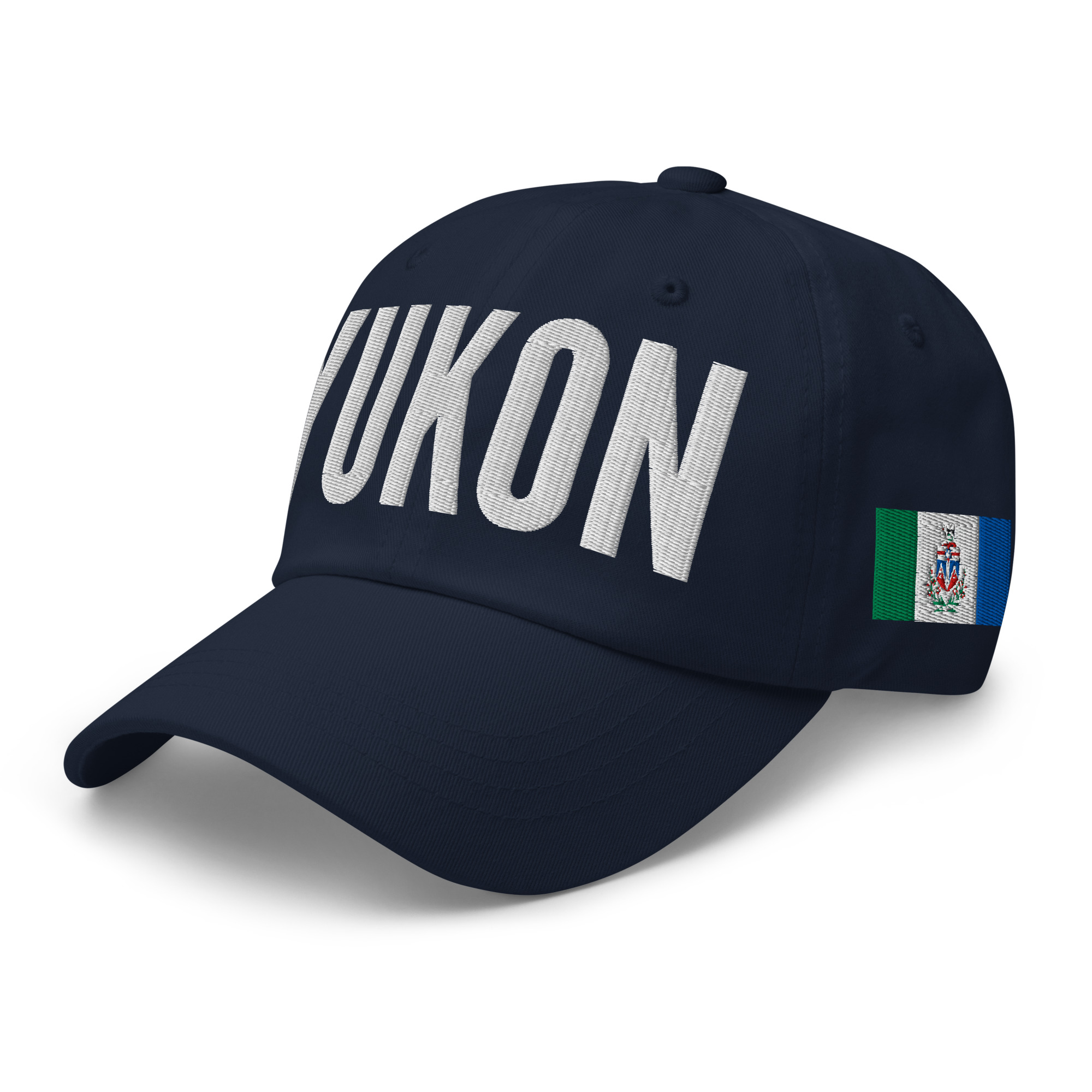 YUKON Embroidered Hat | Yukon Flag & Canadian Flag - Image 4