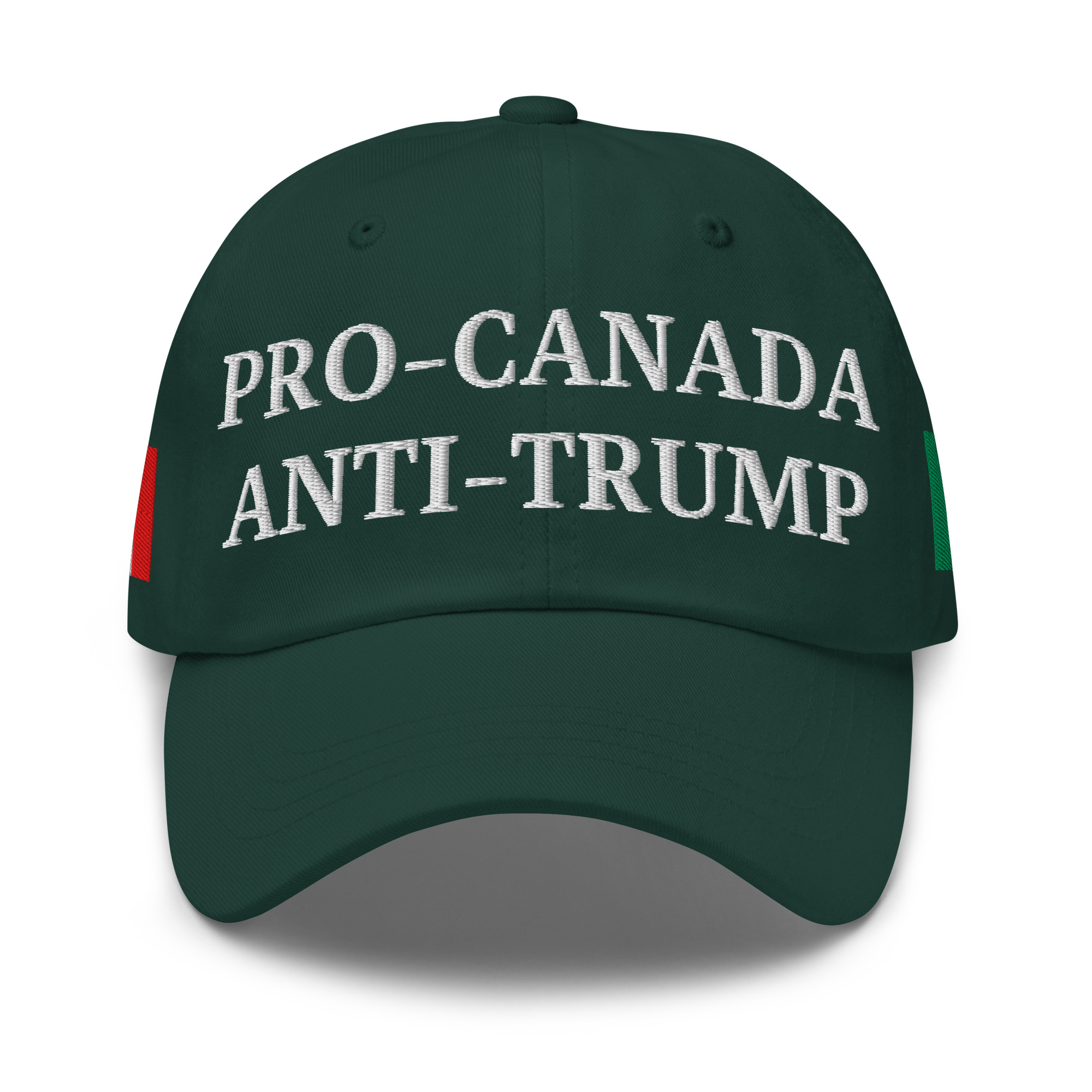PRO-CANADA ANTI-TRUMP Hat | YUKON & Canadian Flags - Image 7