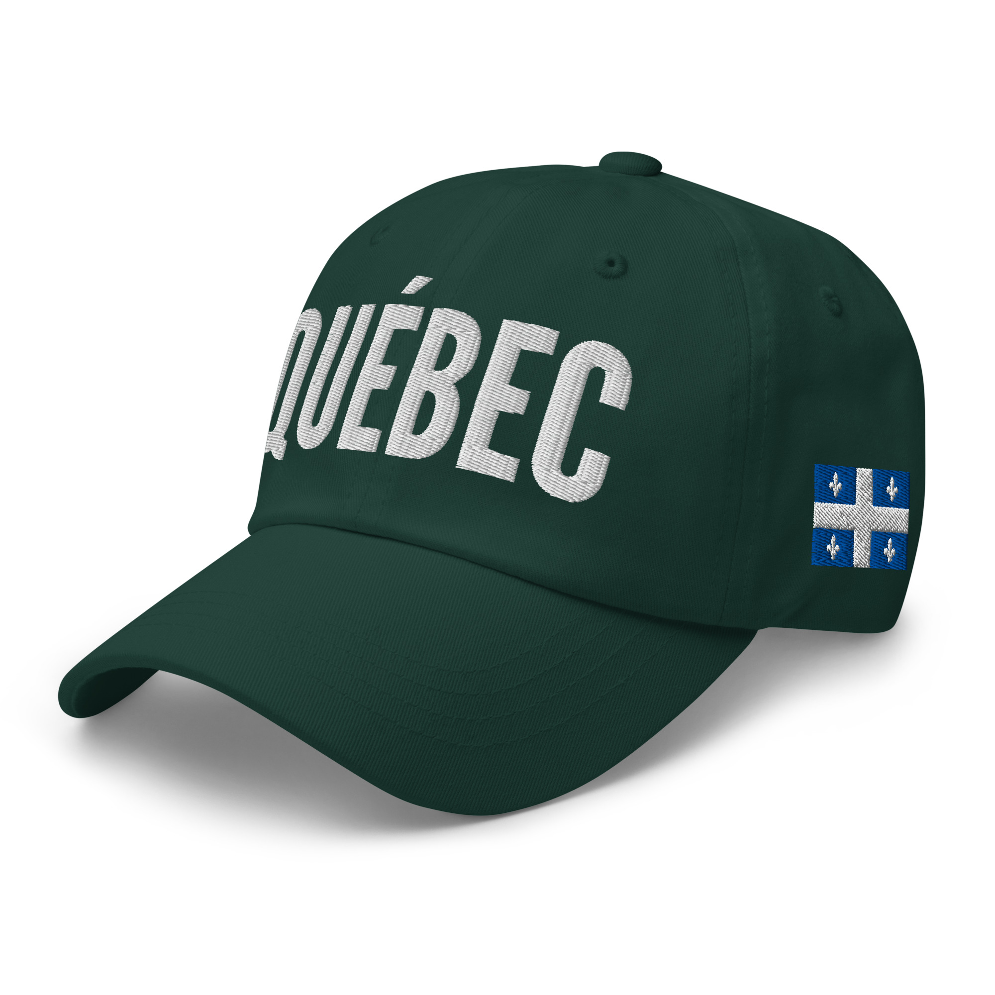 QUÉBEC Embroidered Hat | Québec Flag & Canadian Flag - Image 6