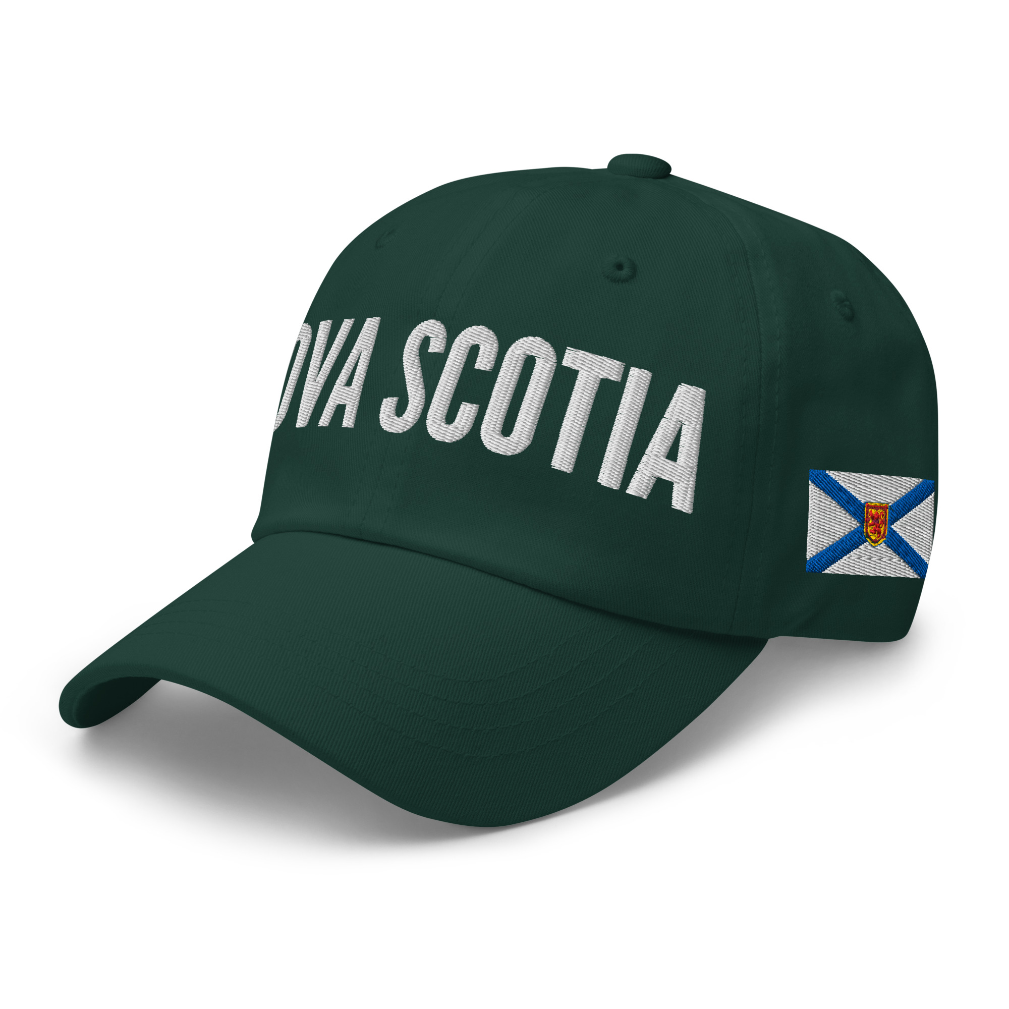NOVA SCOTIA Embroidered Hat | Nova Scotia Flag & Canadian Flag - Image 7