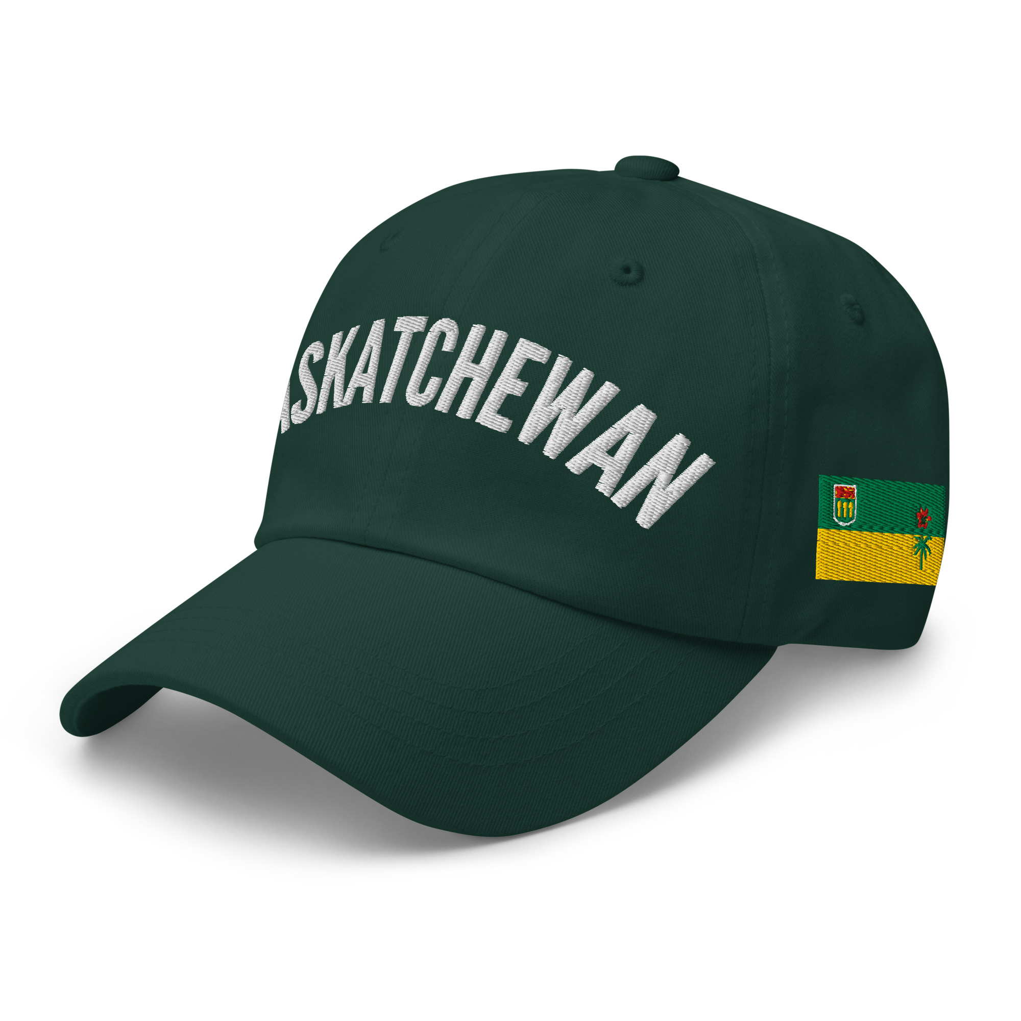SASKATCHEWAN Embroidered Hat | Saskatchewan Flag & Canadian Flag - Image 7