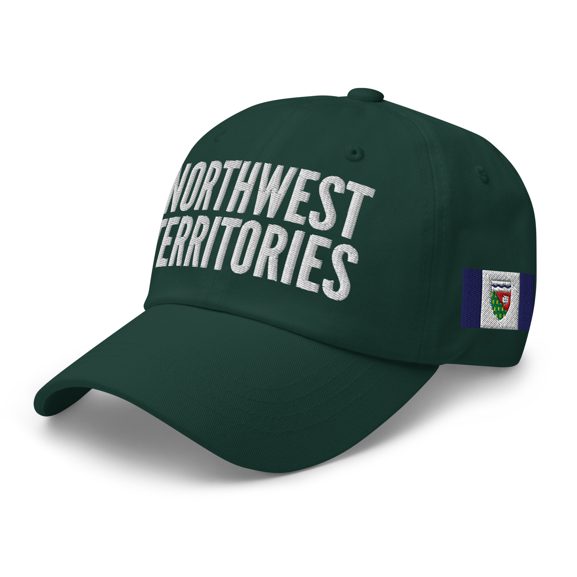 NORTHWEST TERRITORIES Embroidered Hat | Northwest Territories Flag & Canadian Flag - Image 7