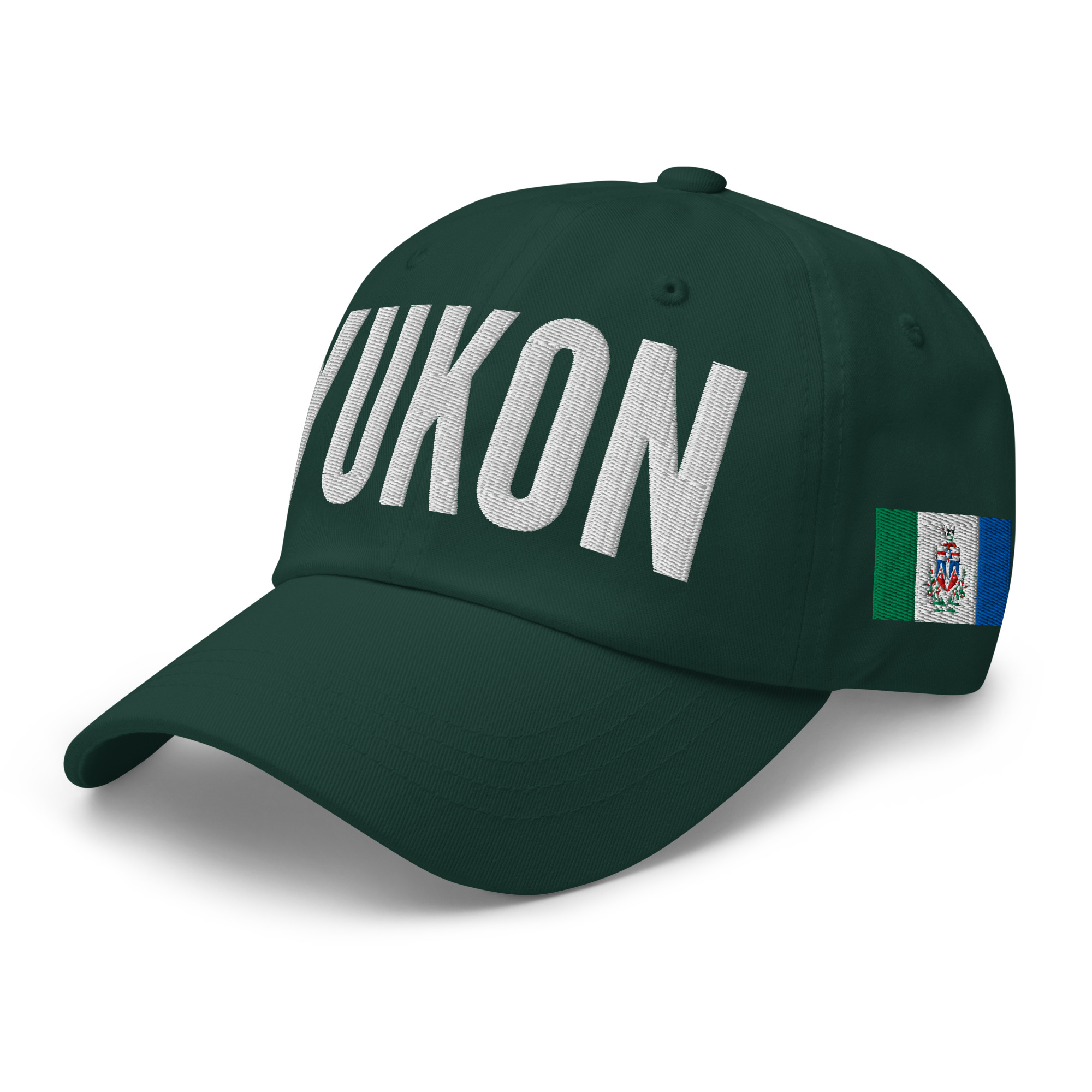 YUKON Embroidered Hat | Yukon Flag & Canadian Flag - Image 6