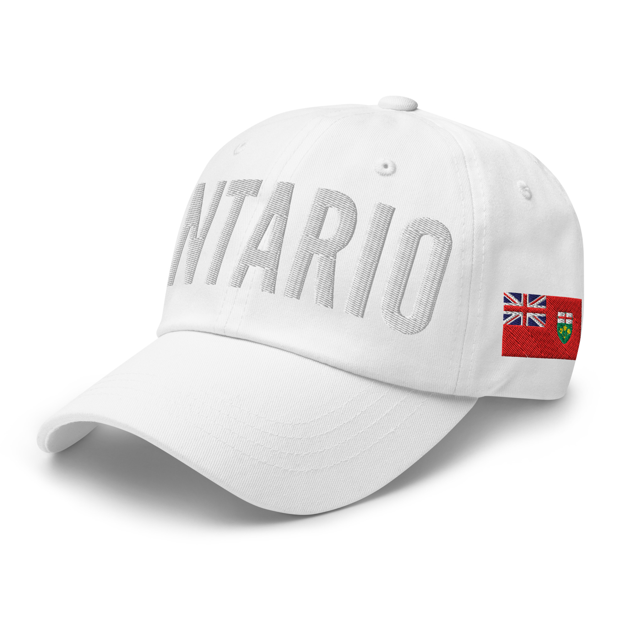 ONTARIO Embroidered Hat | Ontario Flag & Canadian Flag - Image 14