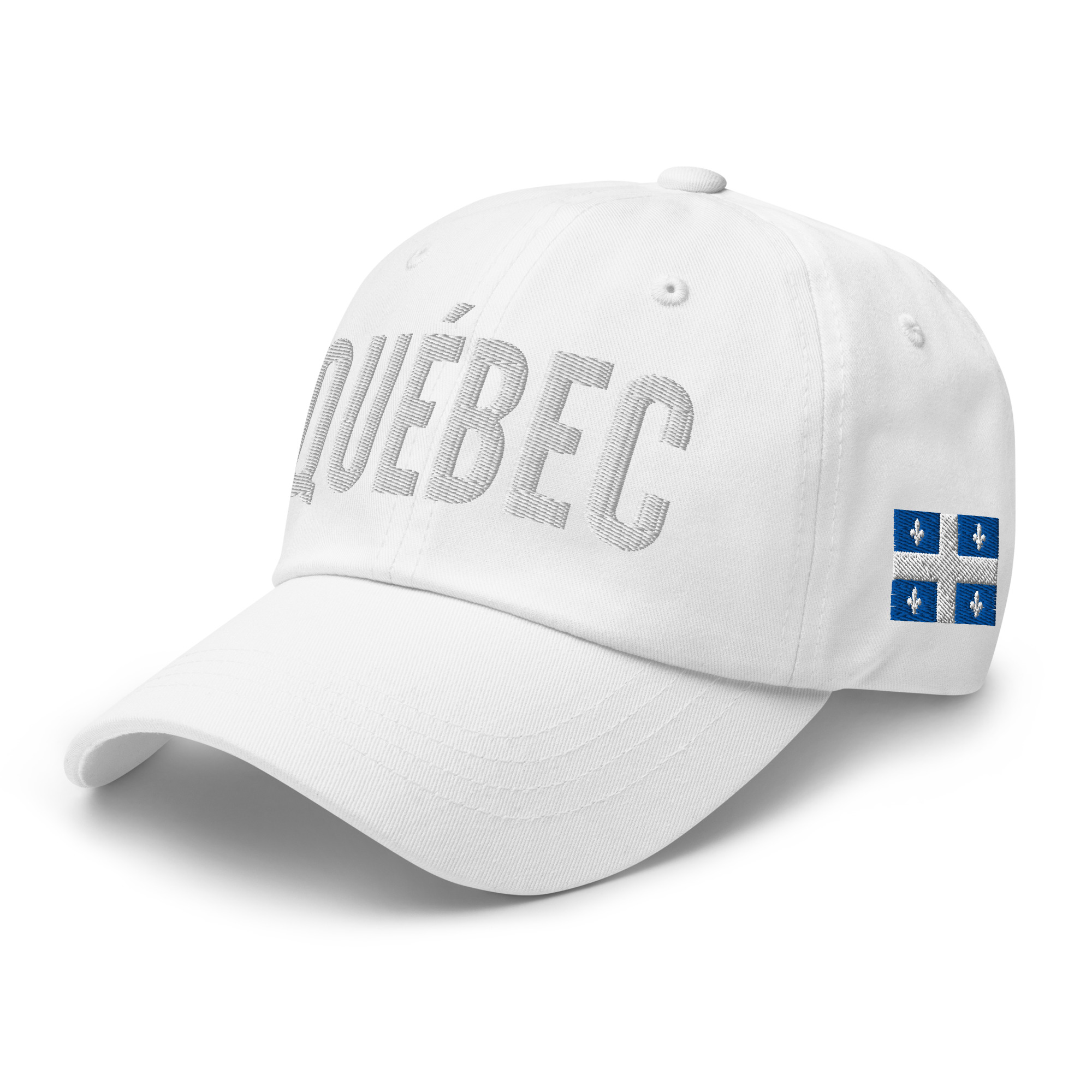 QUÉBEC Embroidered Hat | Québec Flag & Canadian Flag - Image 13
