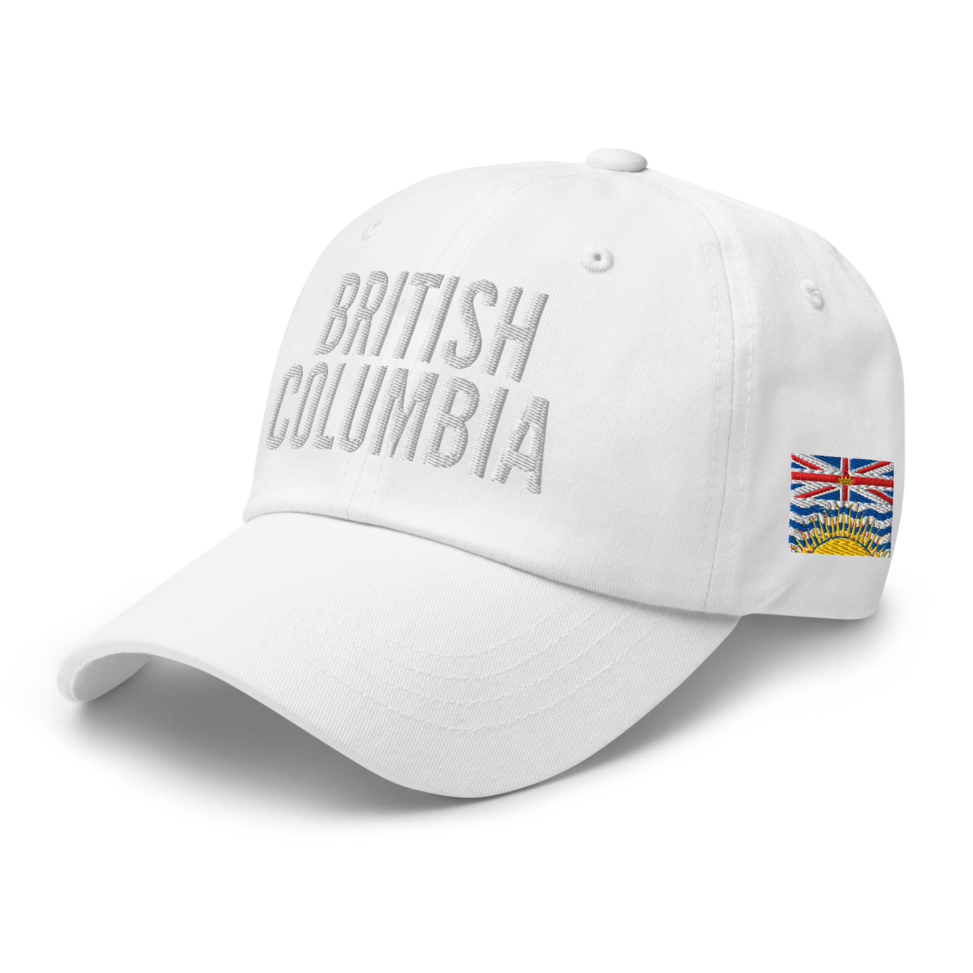 BRITISH COLUMBIA Embroidered Hat | British Columbia Flag & Canadian Flag - Image 14