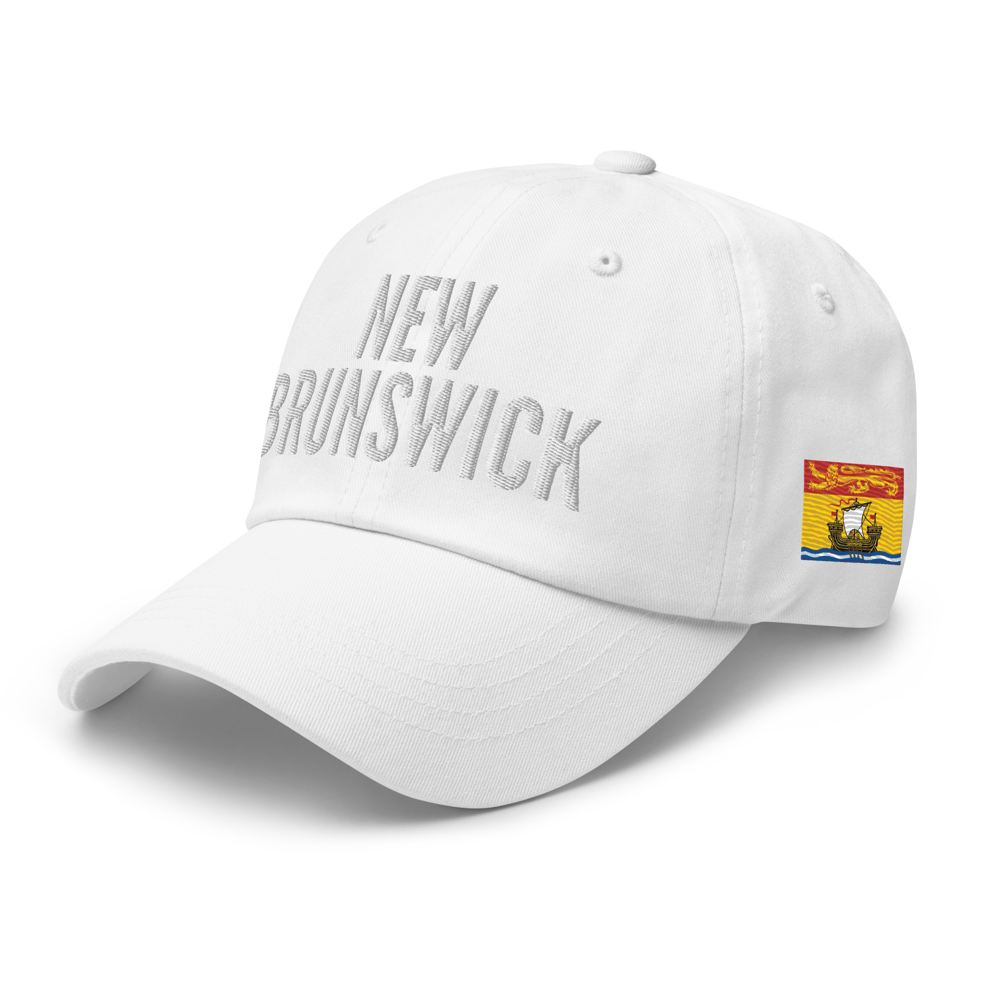 NEW BRUNSWICK Embroidered Hat | New Brunswick Flag & Canadian Flag - Image 13