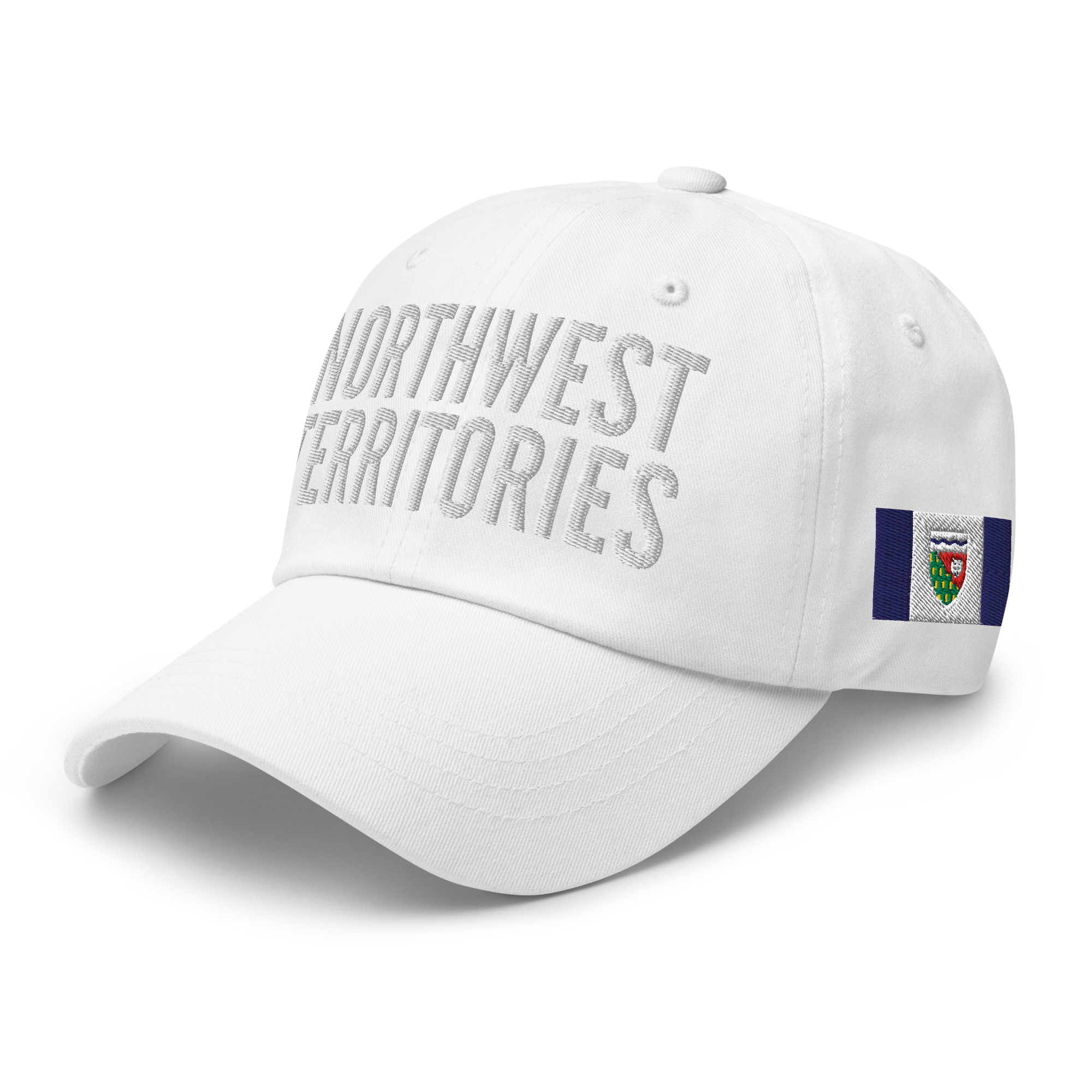 NORTHWEST TERRITORIES Embroidered Hat | Northwest Territories Flag & Canadian Flag - Image 14