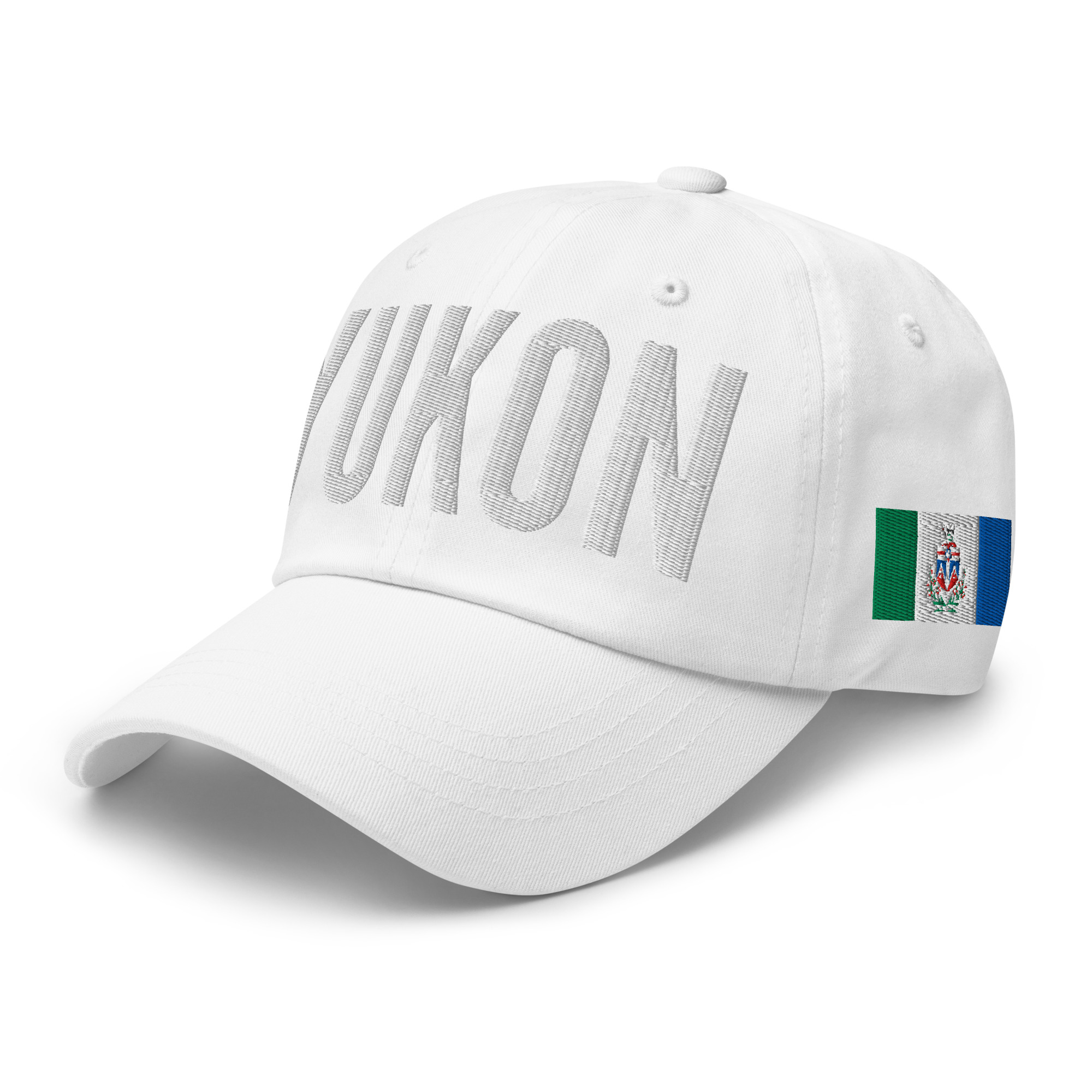YUKON Embroidered Hat | Yukon Flag & Canadian Flag - Image 13