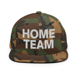 HOME TEAM Snapback Hat (Embroidered)