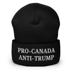 Alternative view of PRO-CANADA ANTI-TRUMP Beanie
