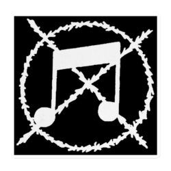 ANTI-MUSIC SYMBOL (variant 2) Magnet