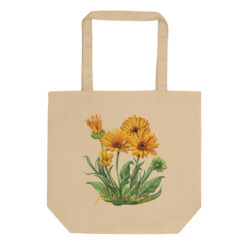 Subtle Fuck Trump Calendula Flowers Eco Tote Bag