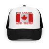 PRO-CANADA ANTI-TRUMP Embroidered Trucker Hat | Canadian Flag