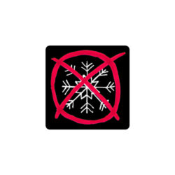 Alternative view of ANTI-SNOWFLAKES SYMBOL (VARIANT III) Bubble-Free Sticker