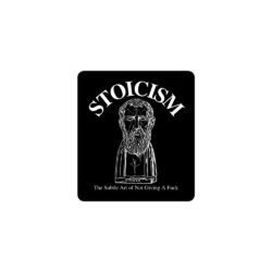 Alternative view of STOICISM The Subtle Art of Not Giving A Fuck - Zeno of Citium Sticker