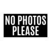 NO PHOTOS PLEASE Sticker