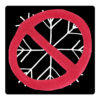 ANTI-SNOWFLAKES SYMBOL (VARIANT II) Bubble-Free Sticker