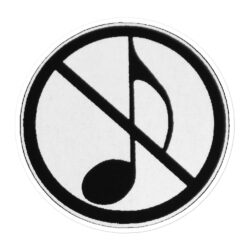 ANTI-MUSIC SYMBOL (variant 1) Sticker