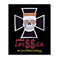 LesSS.ca #JoinSatansSchlongs PROPAGANDA Sticker