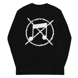 ANTI-MUSIC SYMBOL Long Sleeve Shirt