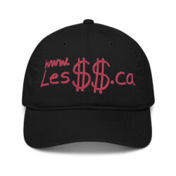 LesSS.ca Hat (SATANS SCHLONGS shorter URL) 100% ORGANIC Embroidered Hat