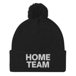HOME TEAM Pom-Pom Beanie (Embroidered)
