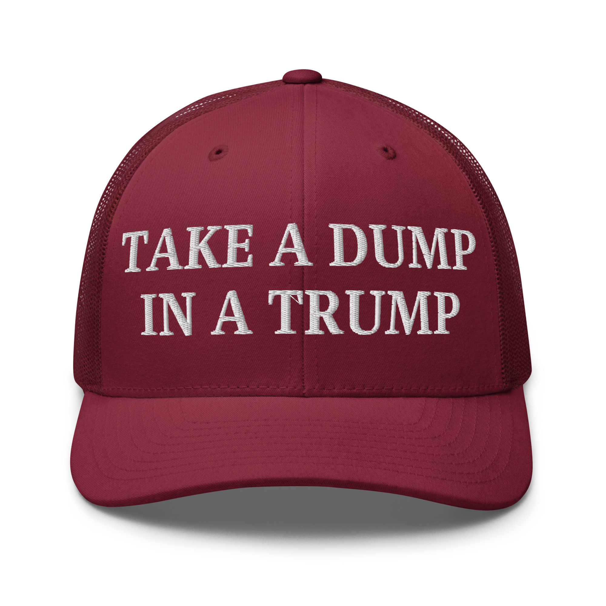 Take a DUMP In a TRUMP Trucker Hat | Orange Porta Potty colors - Image 8