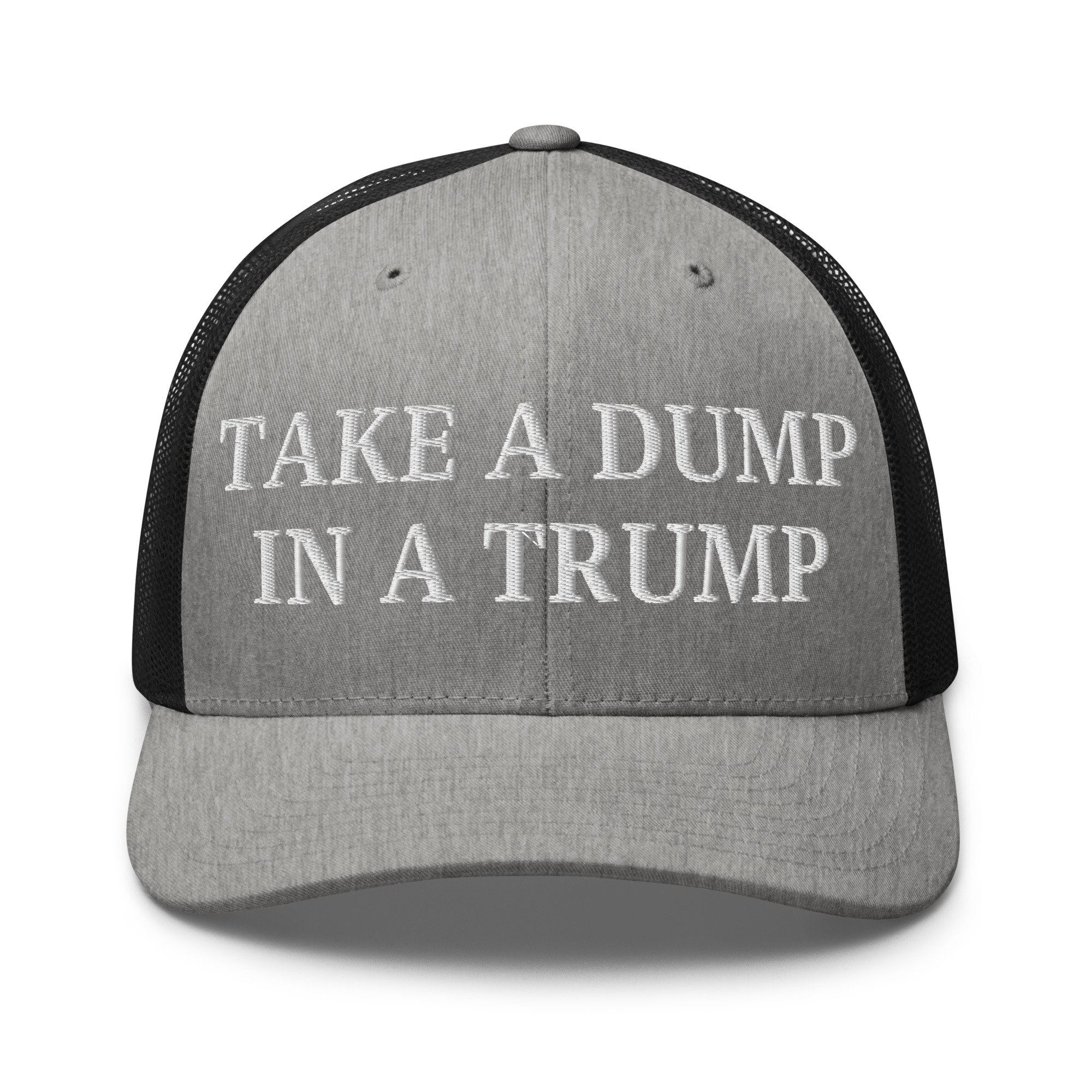 Take a DUMP In a TRUMP Trucker Hat | Orange Porta Potty colors - Image 15