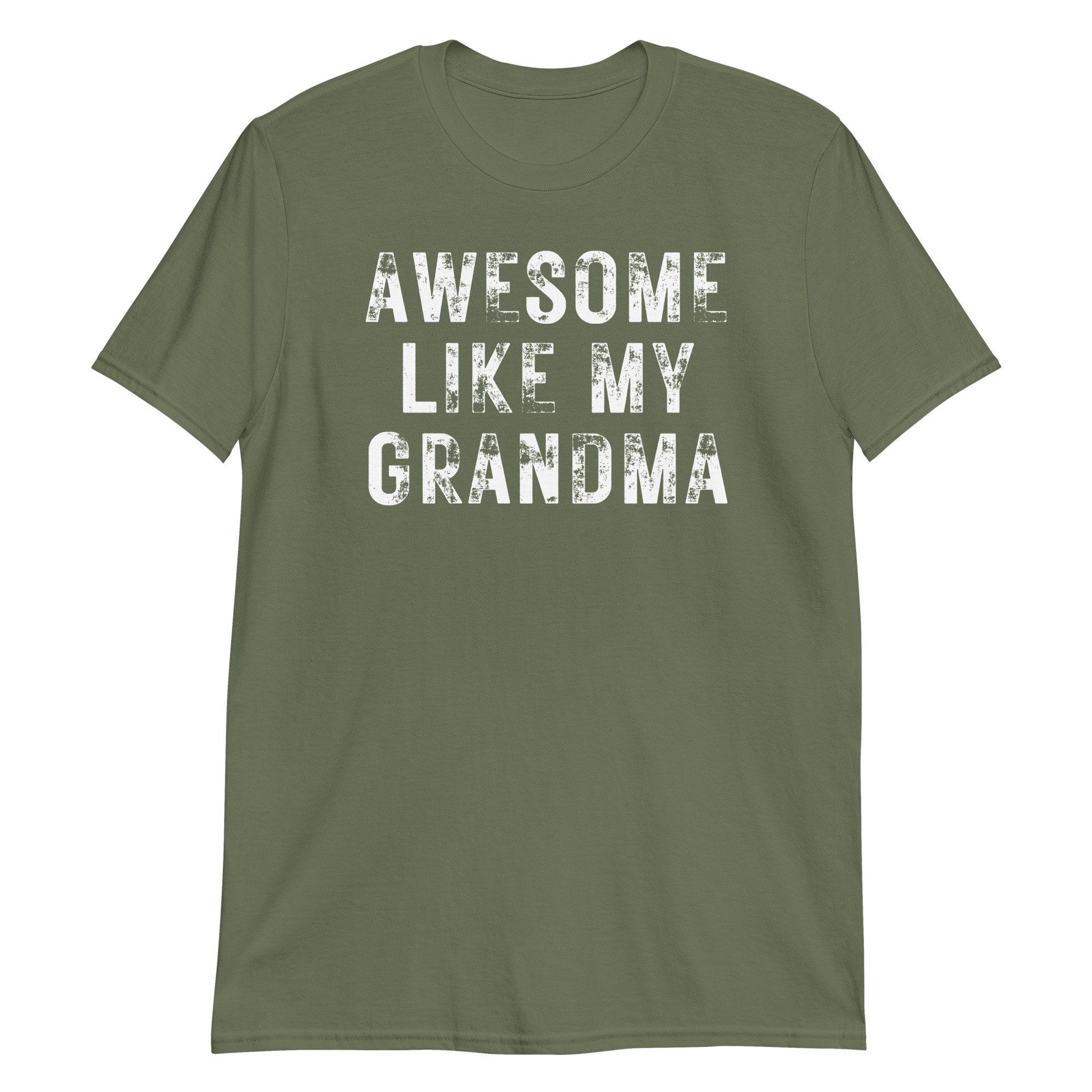 Awesome Like My Grandma (heavily distressed font) T-Shirt - Image 11