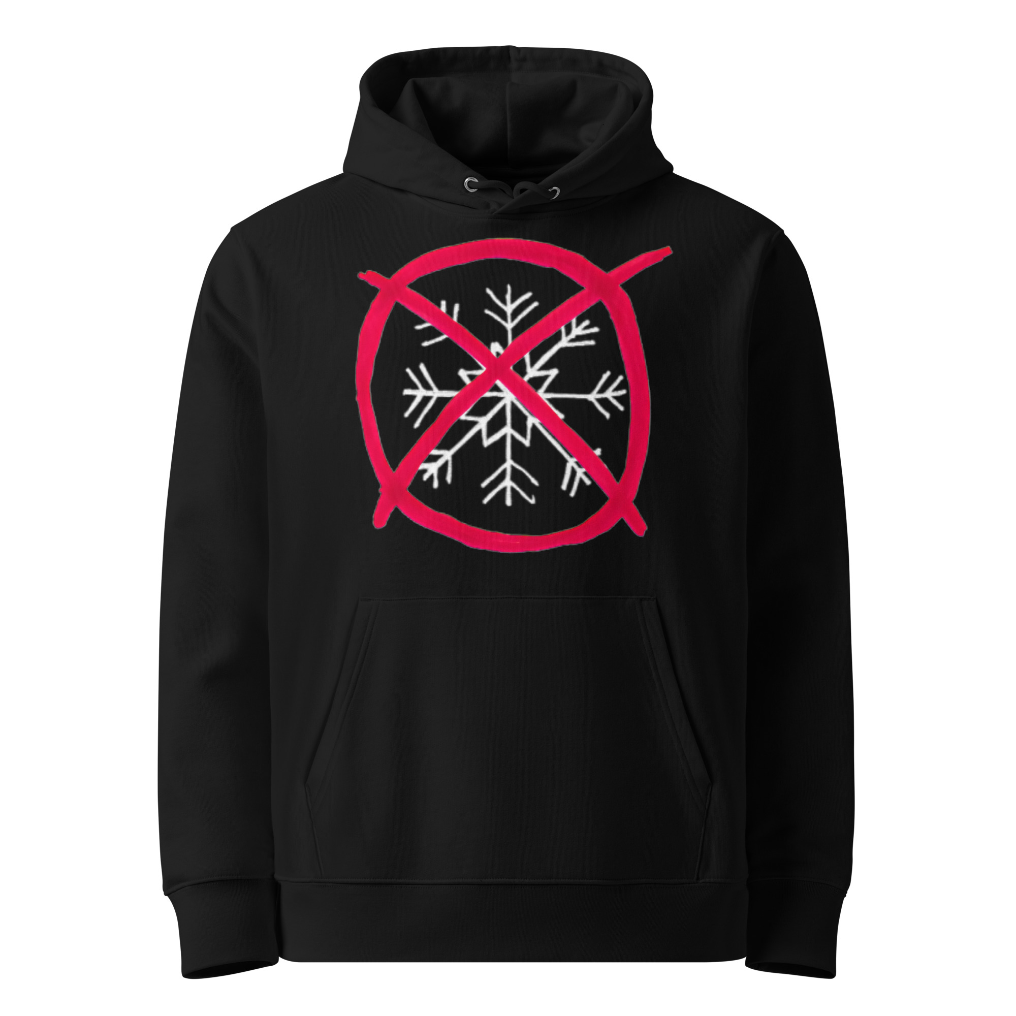 ANTI-SNOWFLAKES SYMBOL (VARIANT III) Unisex PREMIUM 100% ORGANIC Hoodie (S-2XL)