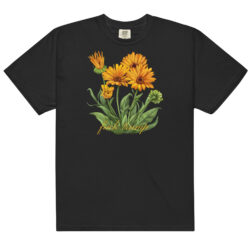 Subtle Fuck Trump Calendula Flowers Comfort Colors T-Shirt