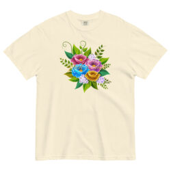Subtle Fuck Trump Flowers Comfort Colors T-Shirt