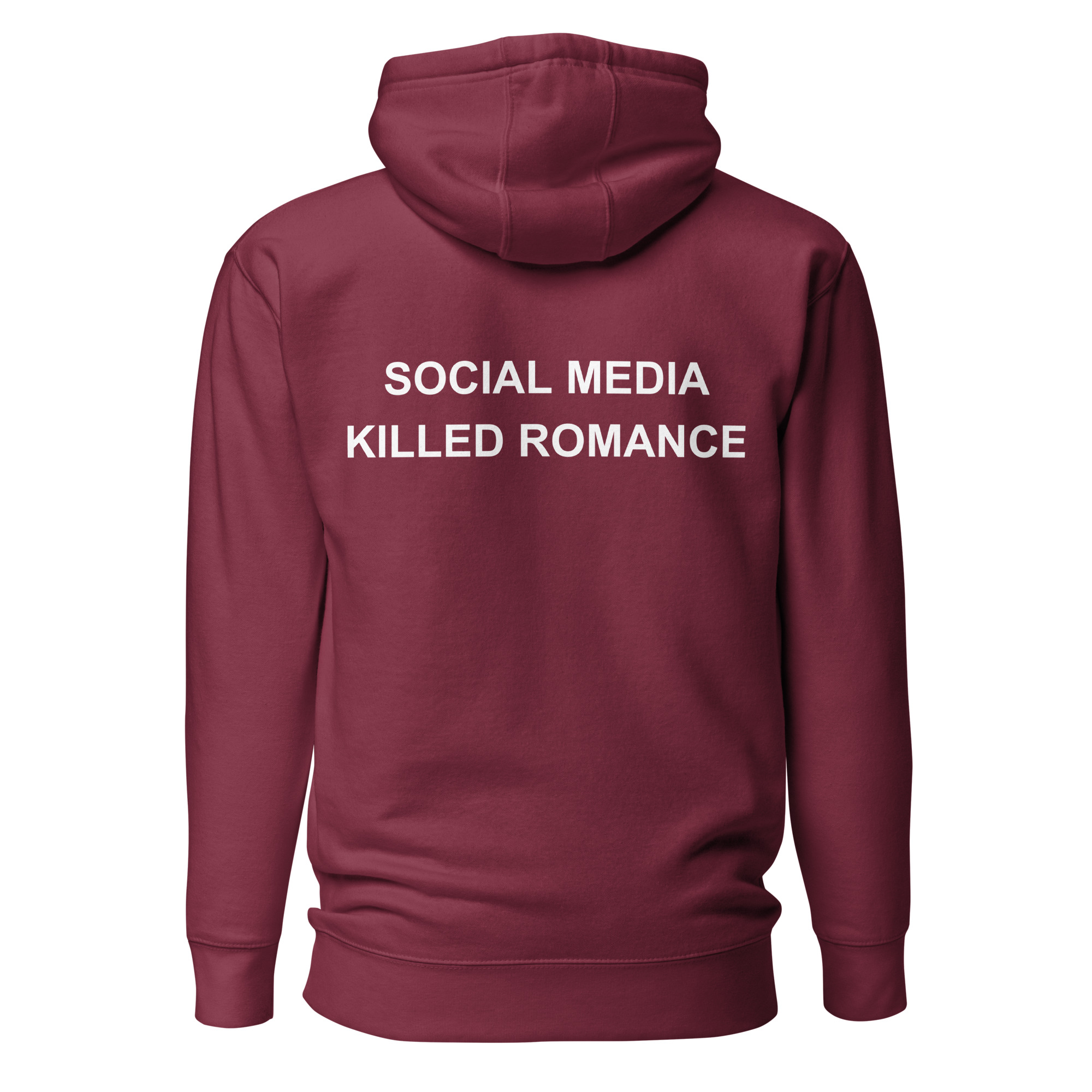SOCIAL MEDIA KILLED ROMANCE HOODIE - Image 6