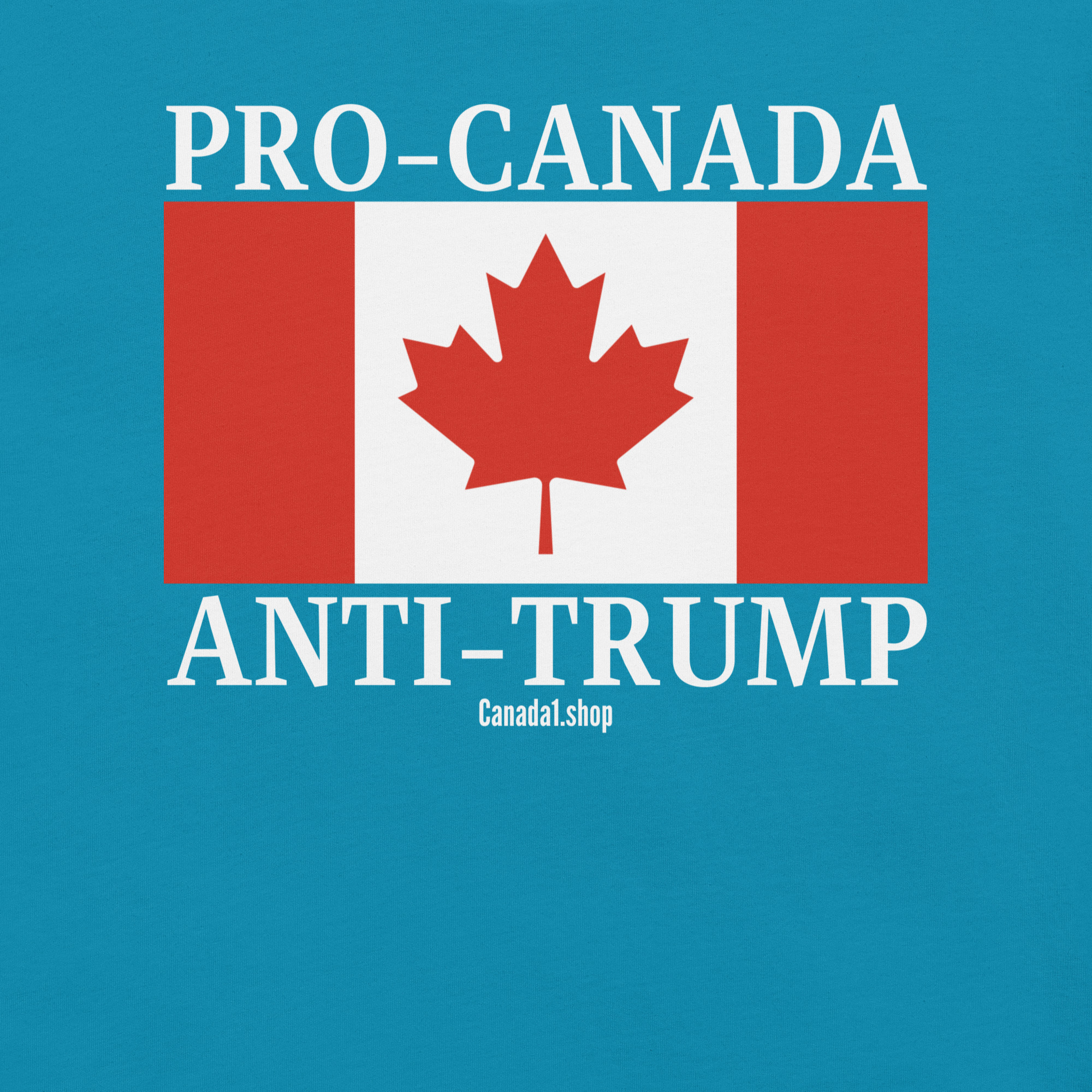 PRO-CANADA ANTI-TRUMP Canadian Flag T-Shirt - Image 13
