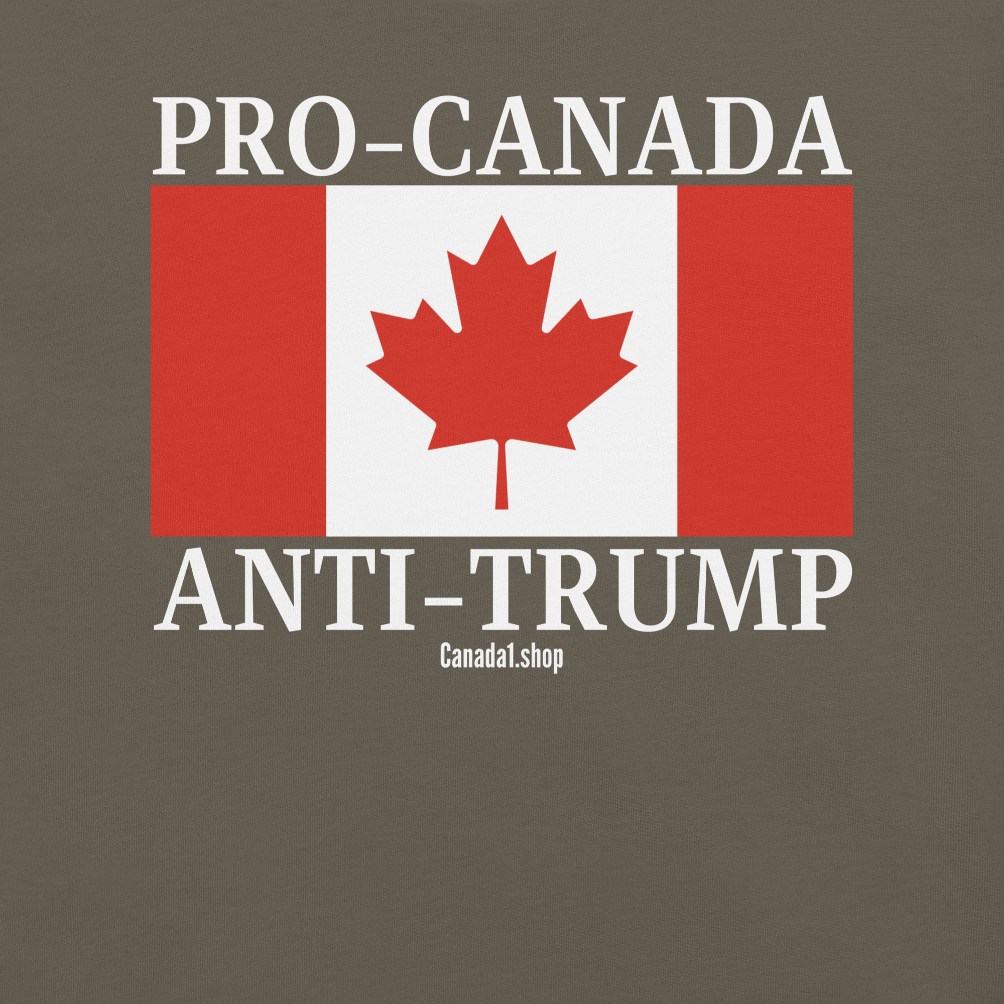 PRO-CANADA ANTI-TRUMP Canadian Flag T-Shirt - Image 11