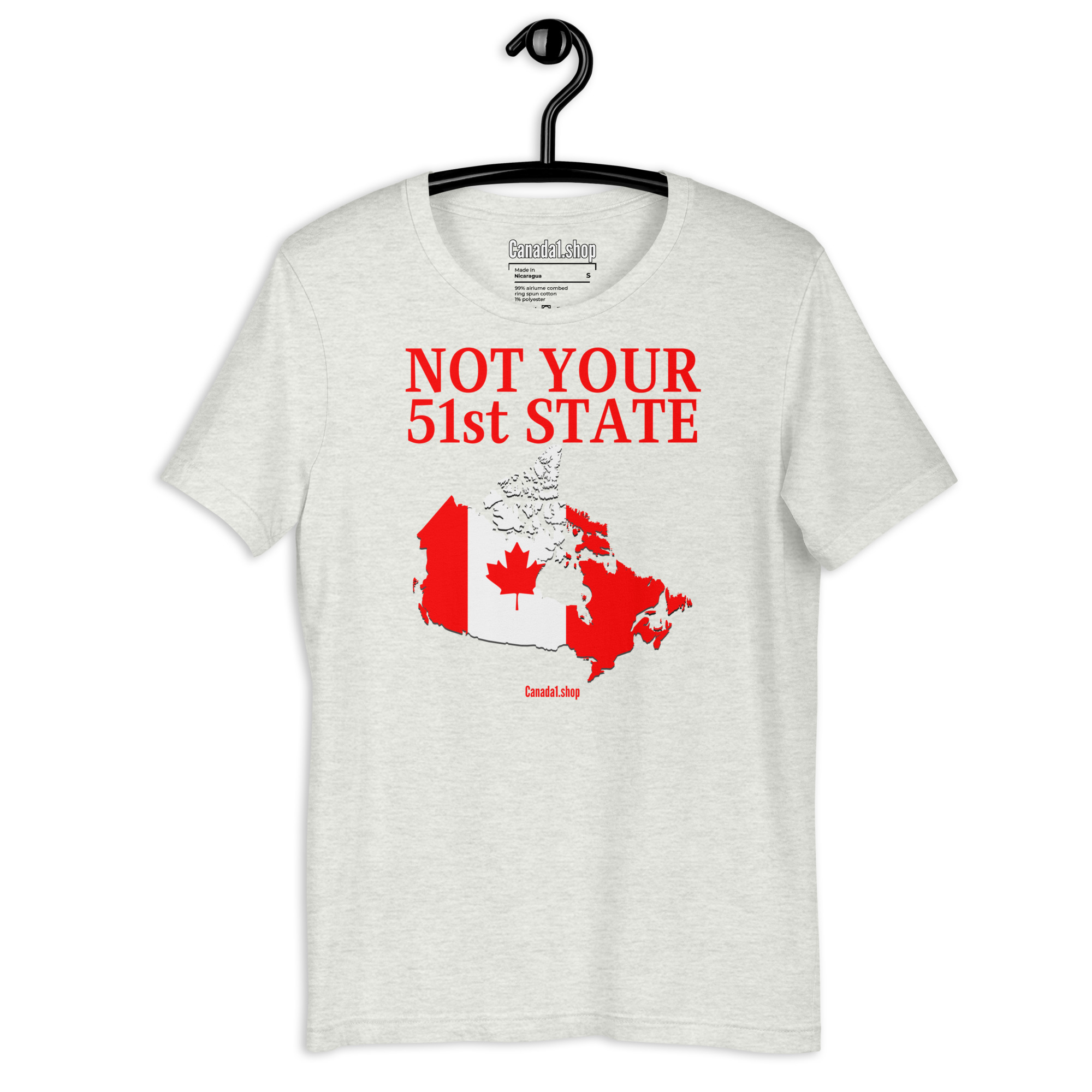 Canada Is Not Your 51st State - Canada Map Flag t-shirt - Image 13