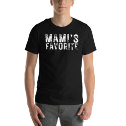 Mami's Favorite (heavily distressed font) Unisex t-shirt