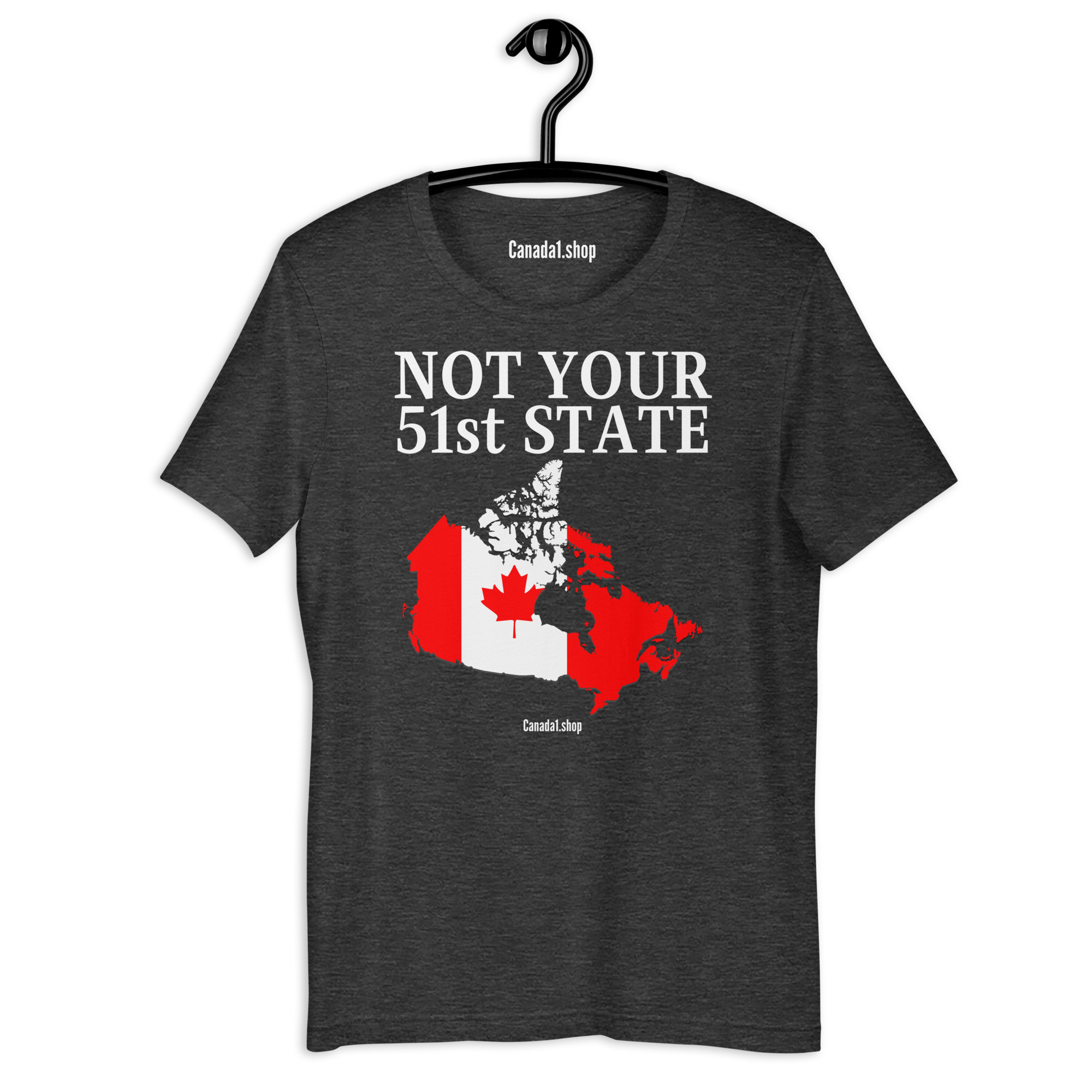 Canada Is Not Your 51st State - Canada Map Flag t-shirt - Image 5