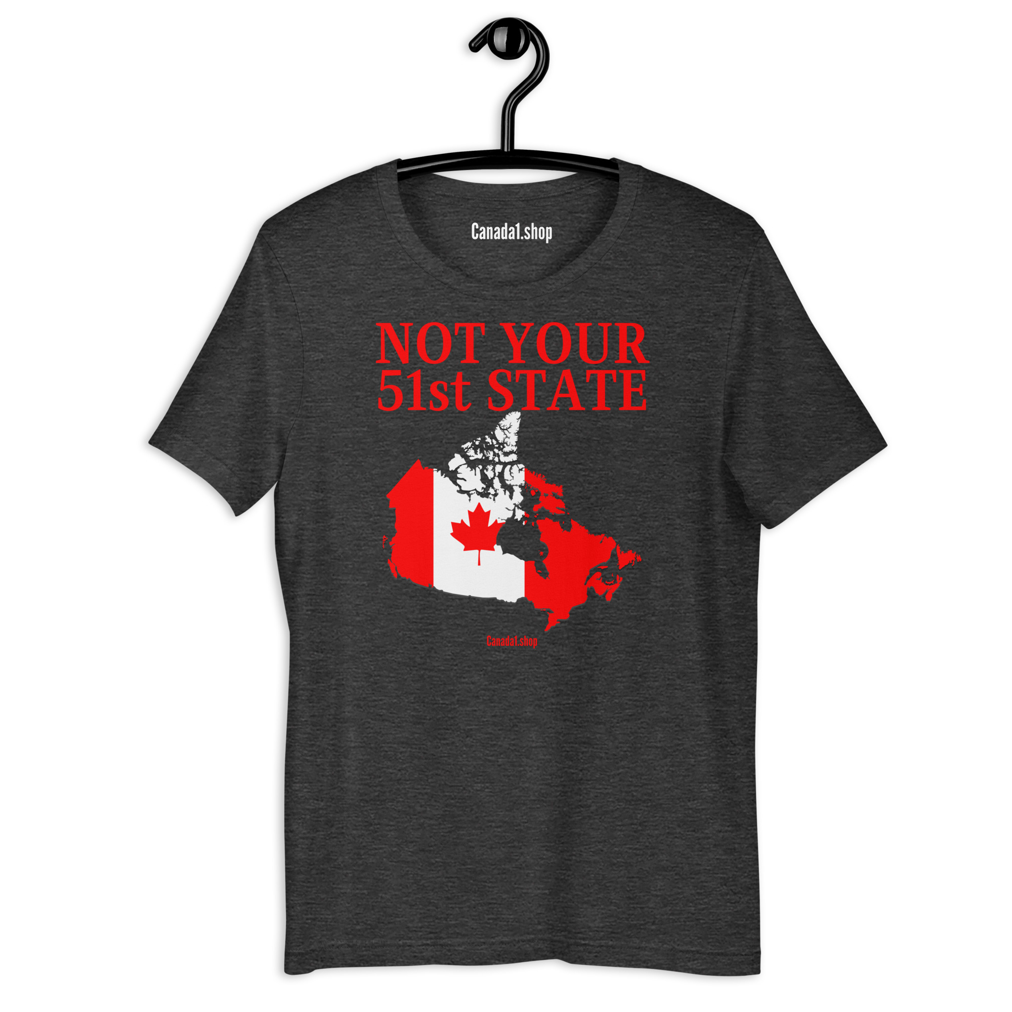 Canada Is Not Your 51st State - Canada Map Flag t-shirt - Image 6