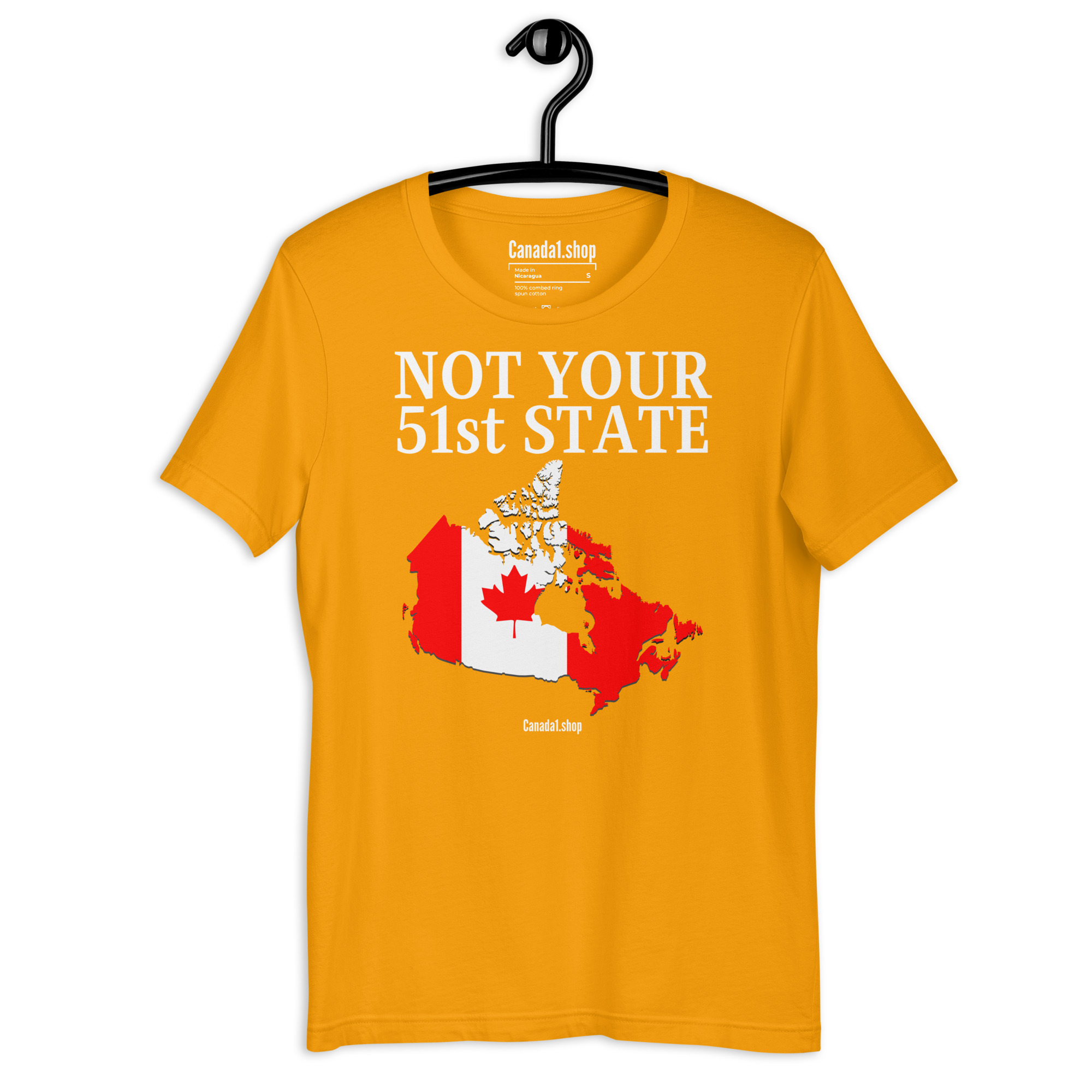 Canada Is Not Your 51st State - Canada Map Flag t-shirt - Image 8