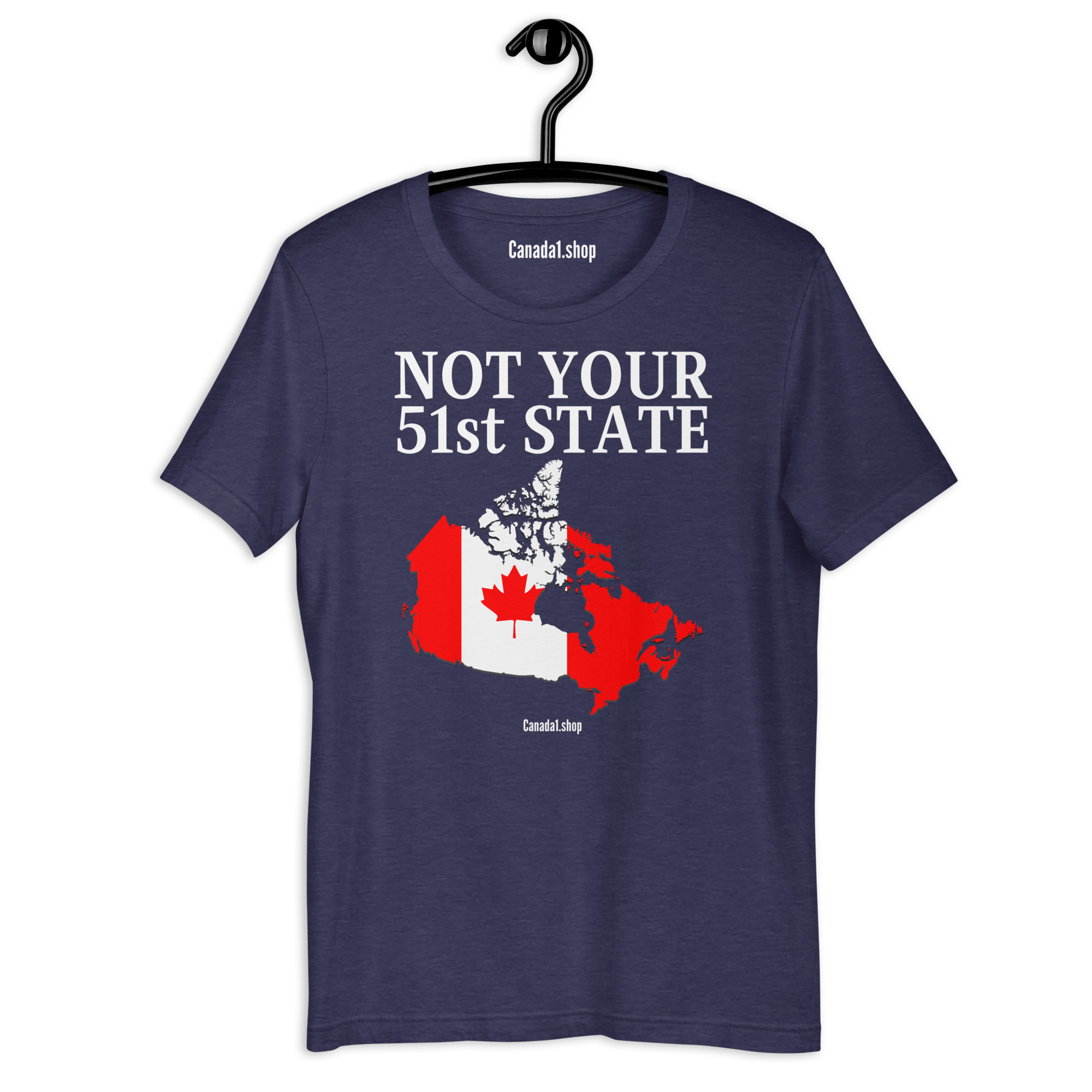 Canada Is Not Your 51st State - Canada Map Flag t-shirt - Image 4