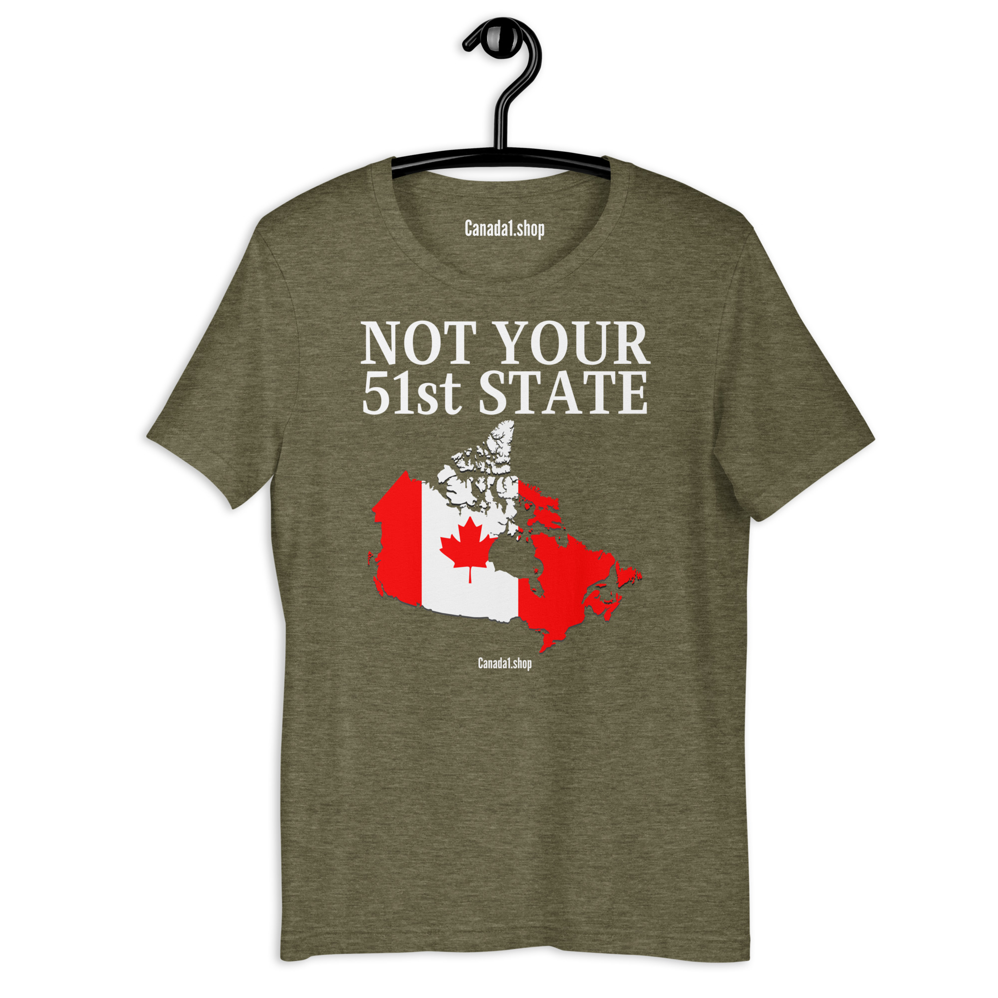 Canada Is Not Your 51st State - Canada Map Flag t-shirt - Image 6